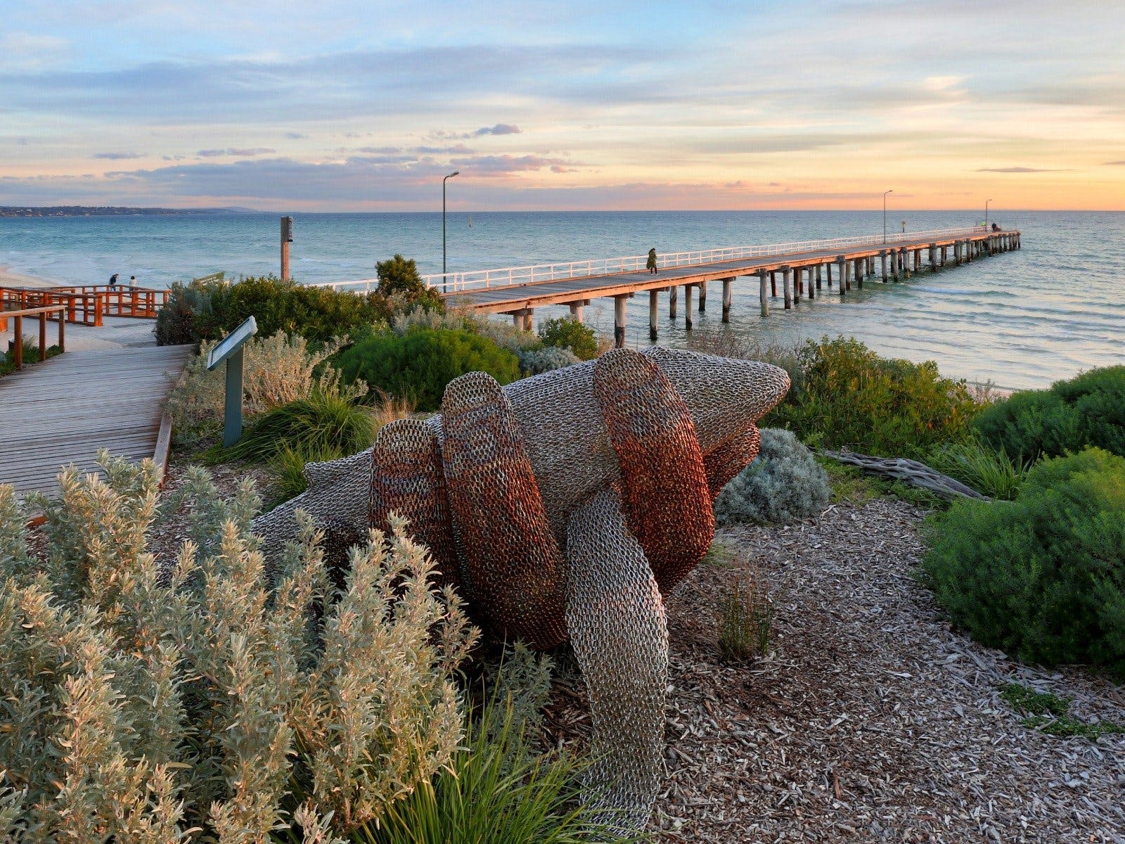 Seaford Beach and Pier, Attraction, Mornington Peninsula, Victoria,  Australia