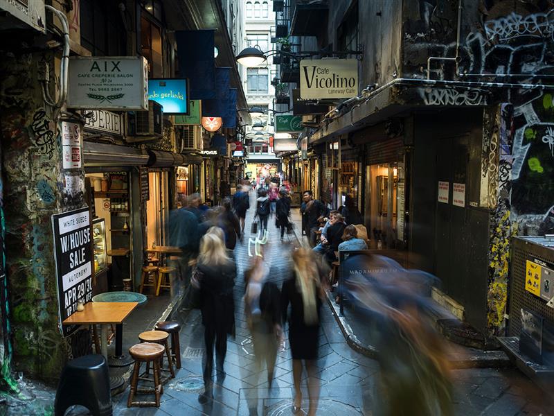Degraves street: A Taste of the Real Melbourne